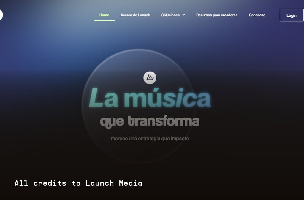 Launch Media — Desarrollo web