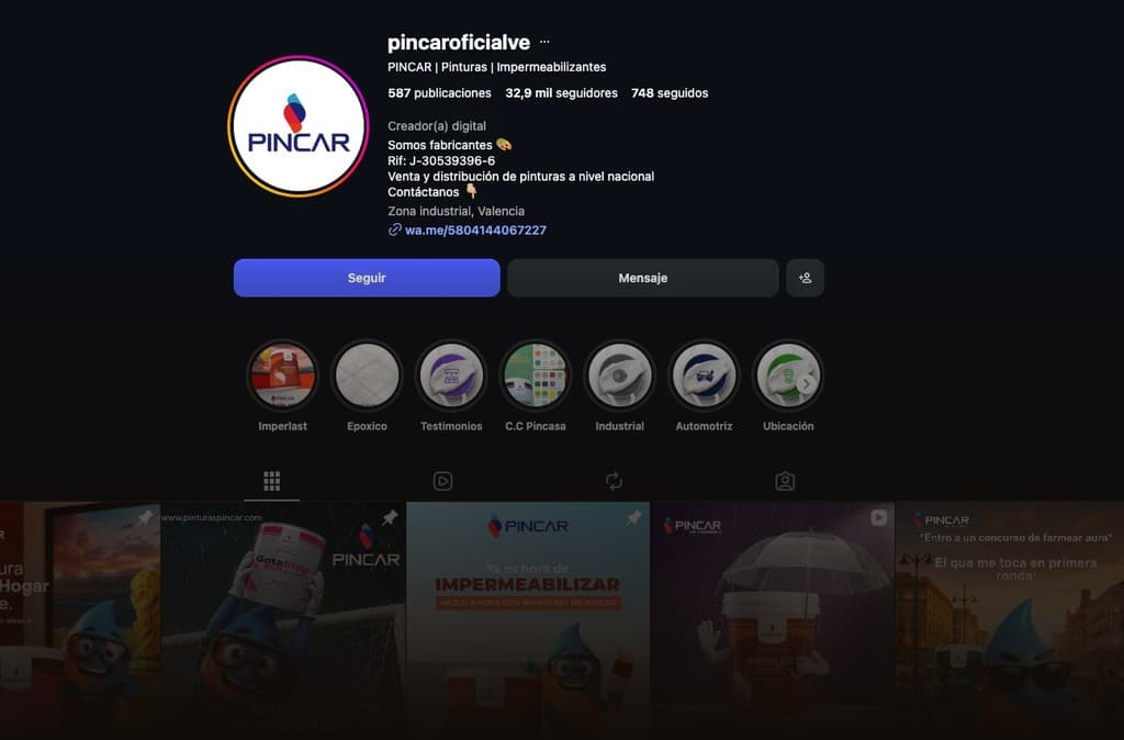 PINCAR — Gestión de redes sociales