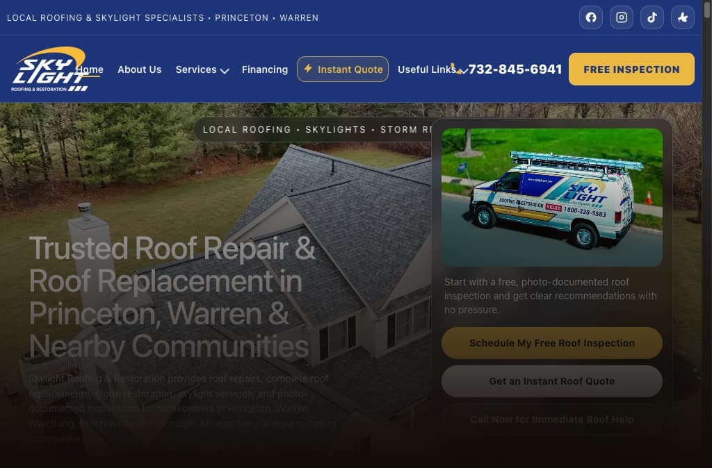 Skylight Roofing & Restoration — Google Ads