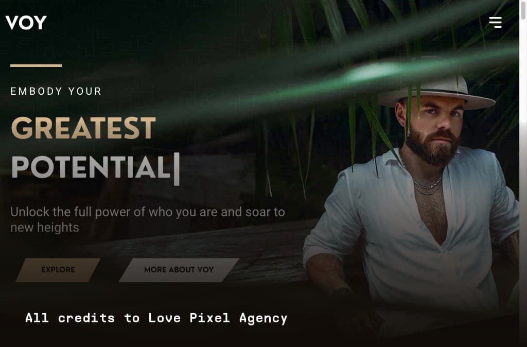 VOY — Sitio web